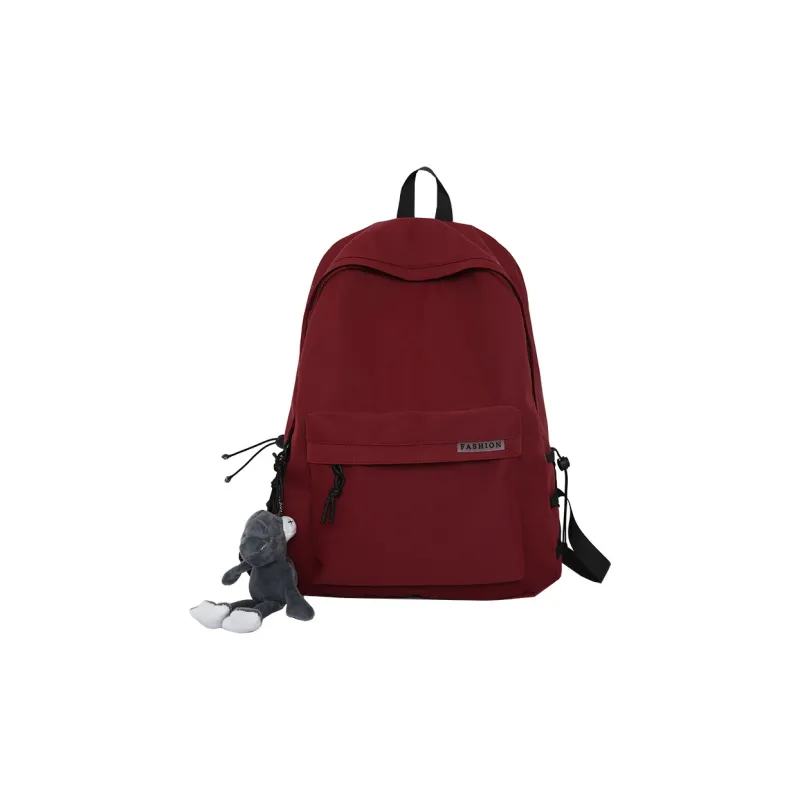 SEVENMOONS Nylon Backpack Unisex Ecru/Blue/Black/Burgundy-21