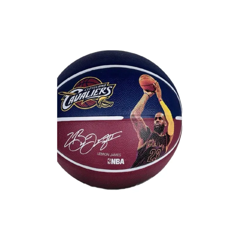 SPALDING PU Basketball Blue Red Size 7 Ball Training Unisex-3