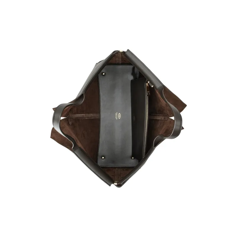 TOD'S Slit Detailed Top Handle Bag-3