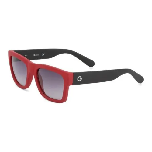 GUESS Plastic Rectangular Sunglasses Women's Black