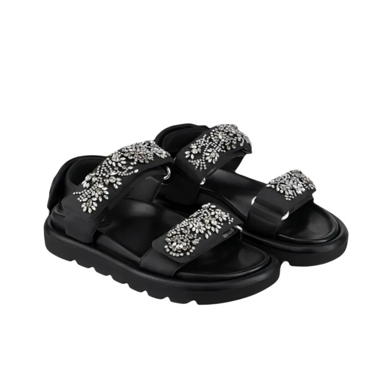 LOUIS VUITTON Pool Pillow Comfort Stylish Sandal Women's Black-2