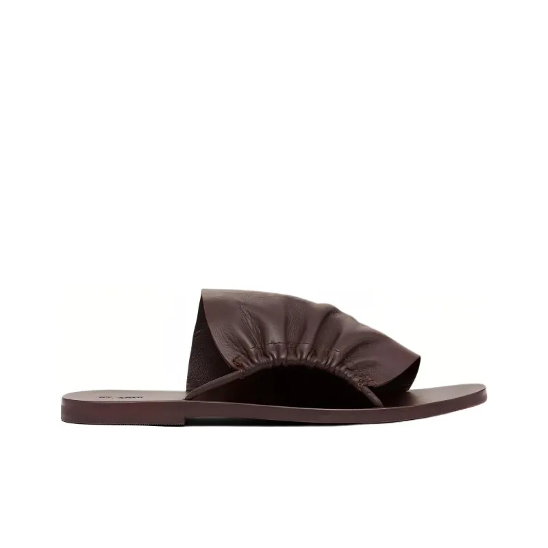 ST. AGNI Slide Slippers Women's Umber-1