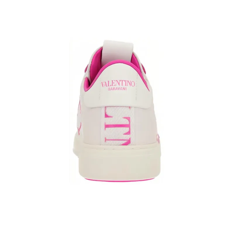 Valentino VL7N Low Top Stylish Skateboarding Shoes Women's White Pink-4