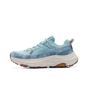 QIAODAN Mountain God 2 LITE Running Shoes Men Low-Top Mist Color/Raw Denim