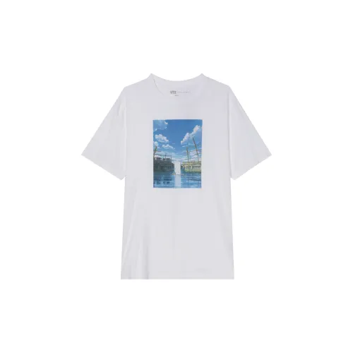 UNIQLO X Makoto Shinkai SS23 T-Shirts Unisex White