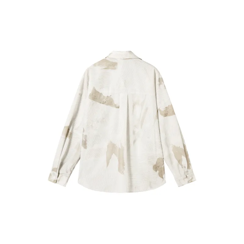 DIALOGUE Shirts Women's Silhouette Flower-1