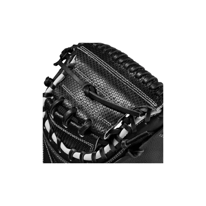 Wilson Baseball Gloves Hitting Gloves Top Grain Cow Leather Unisex Black-4