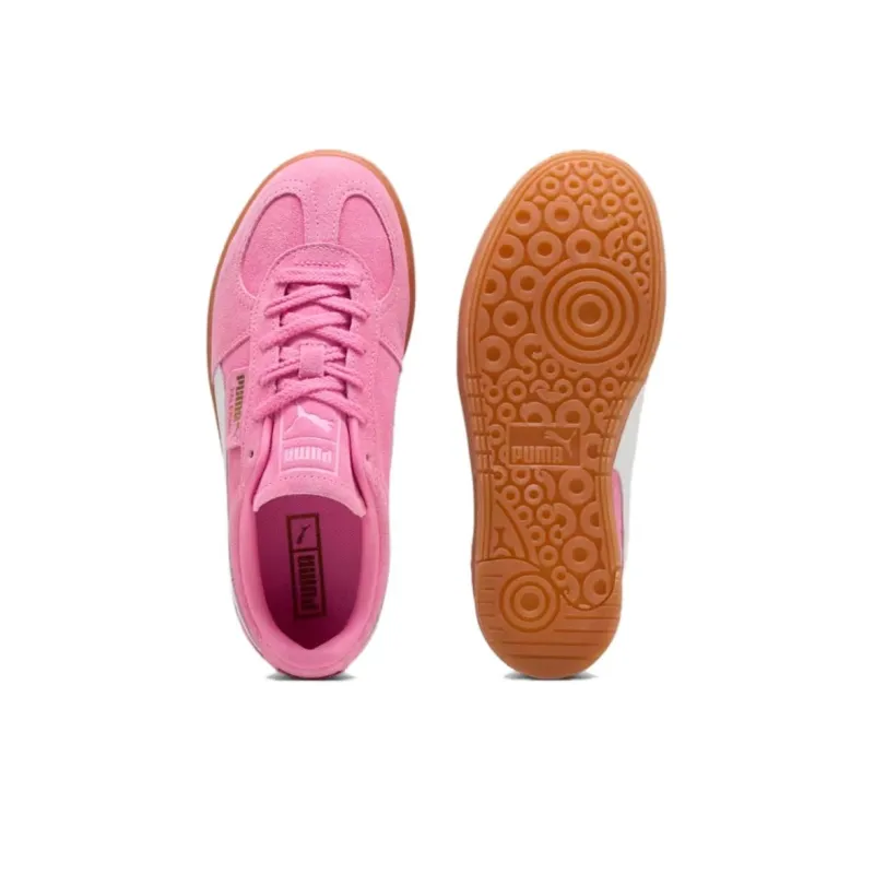 PUMA Palermo Anti Slip And Wear Resistant Lightweight Low Top Skateboard Shoes Women's Pink-3