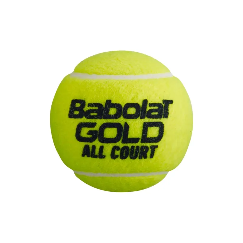 Babolat Gold All Court X3 Tennis Balls Felt Training Ball Indoor And Outdoor Yellow-2