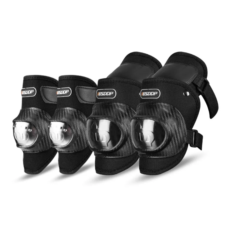 JIEKAI Motorcycle Protective Gears Metal Legs Unisex Knee Protector-1