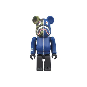 BE@RBRICK X Bape 1st Camo Shark Navy