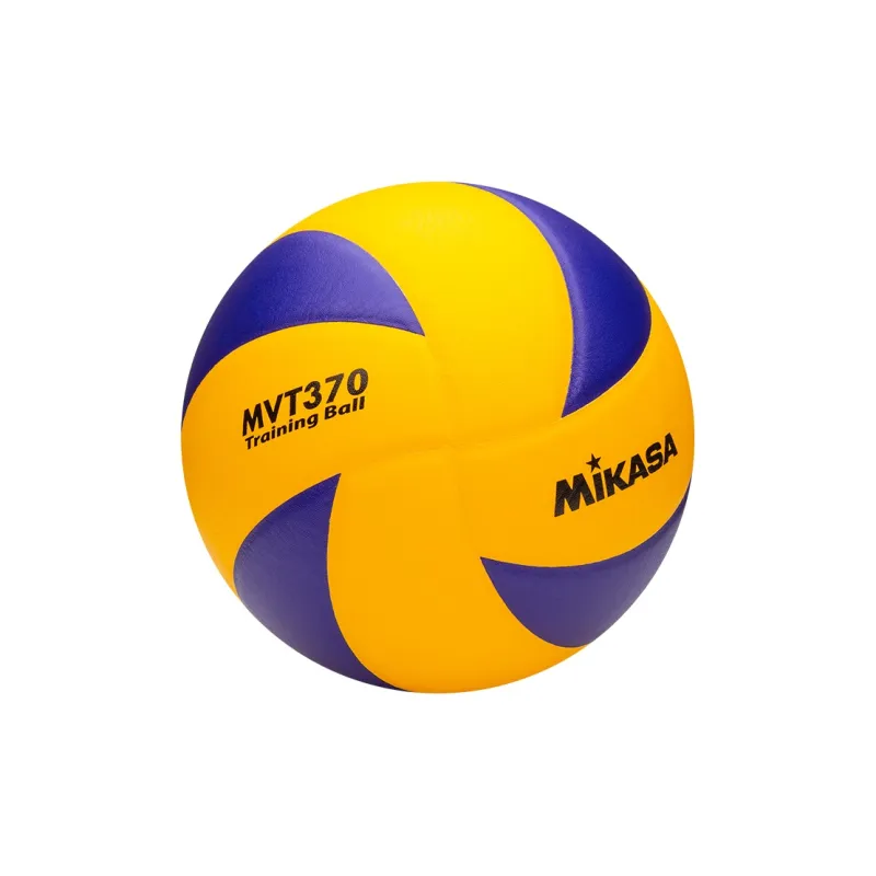 MIKASA High-Quality Synthetic Leather Size 5 Volleyball Unisex Blue Yellow-5