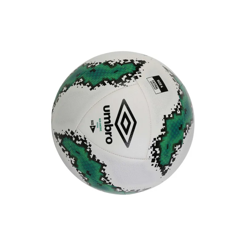 Umbro Size 4 Soccer Synthetic Leather Unisex White Green-1