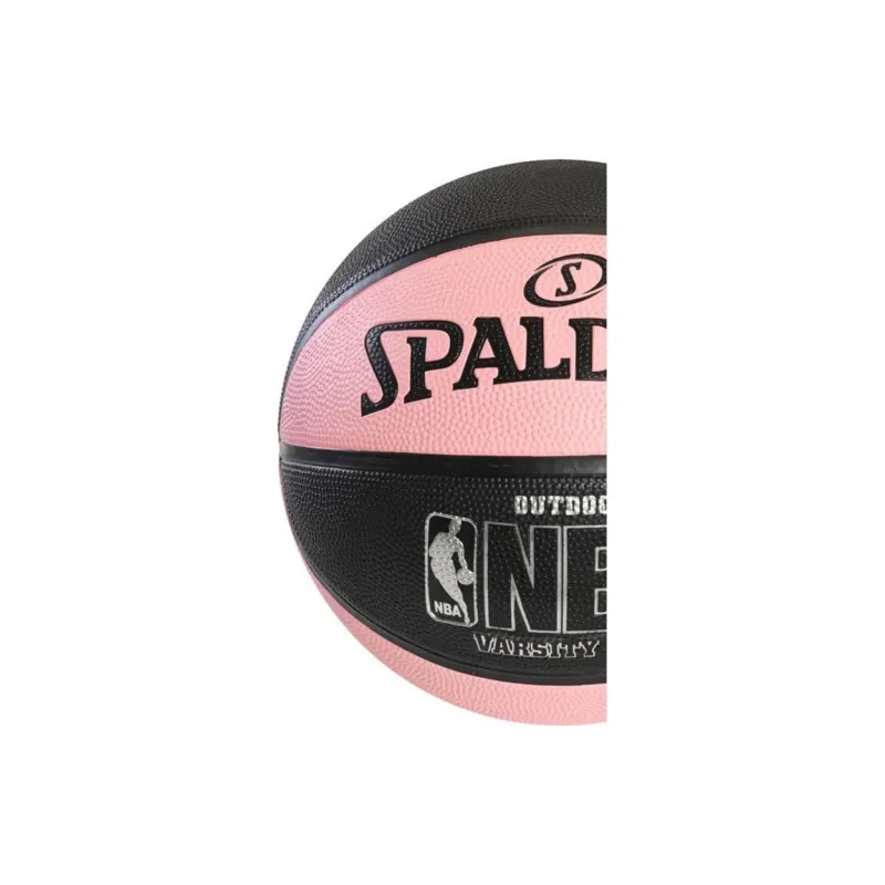 SPALDING Rubber Basketball Pink Black Size 6 Ball Training Women's-4