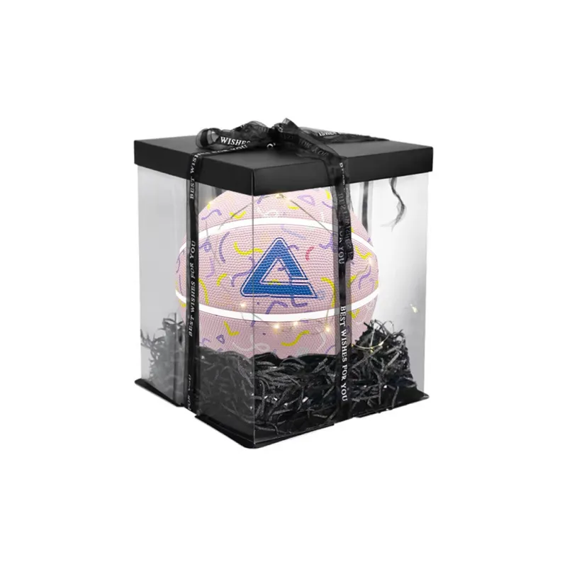 PEAK Rubber Basketball Pink Size 7 Training Competition Unisex-3