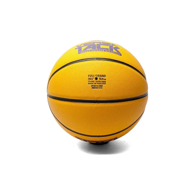 Nike Artificial Leather Basketball Purple Yellow, Lakers Color Scheme Size 7 Ball Indoor, Outdoor, All-1