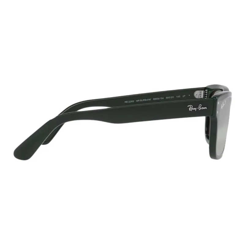 RayBan Plate Frame Square Sunglasses Unisex Green-2