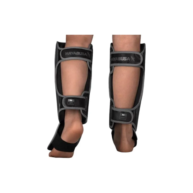 HAYABUSA Boxing Protective Gear, Leg Guard PU Engineering Leather Kids'-2