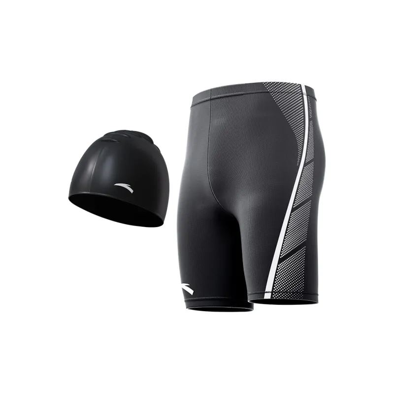 Anta Swimming Sets Polyamide Elastane Pool Men's Black-6