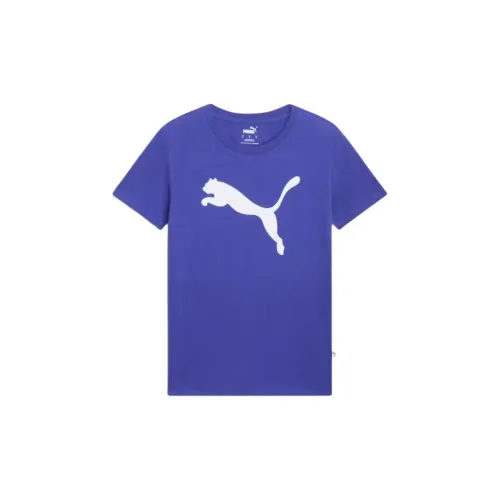 PUMA Essentials Big Cat T-Shirts Women's Lapis Lazuli