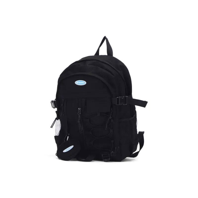 RED DRAGONFLY Fabric Backpack Regular Women's Black White-1