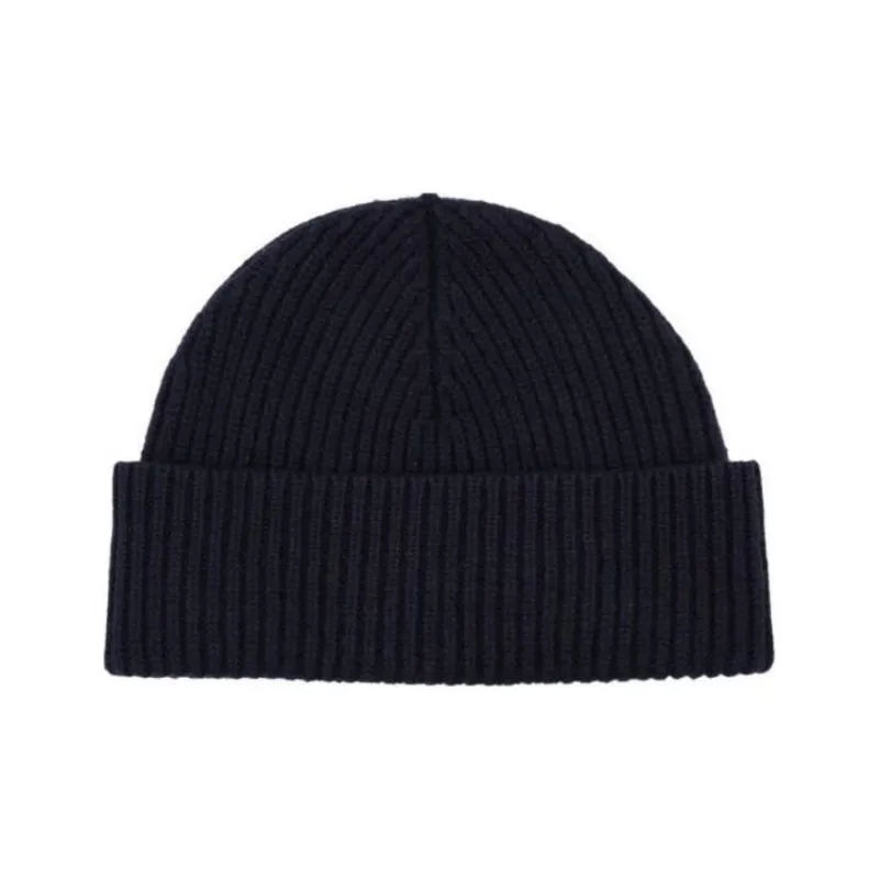 Ami Paris Ami De Coeur Logo Patch Merano Wool Beanie-1