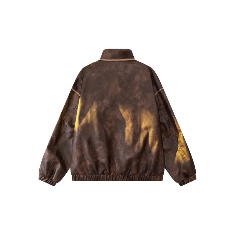 BOBBY ABLEY Leather Jacket Unisex Black-3