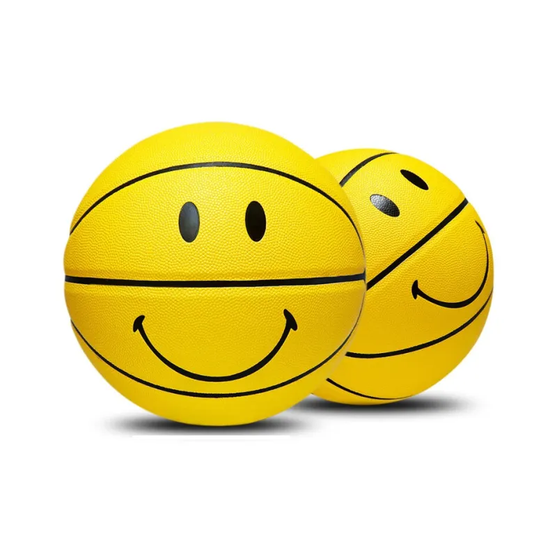 THREEHUAN PU Basketball Yellow Size 4 Size 5 Size 6 Training Unisex-3