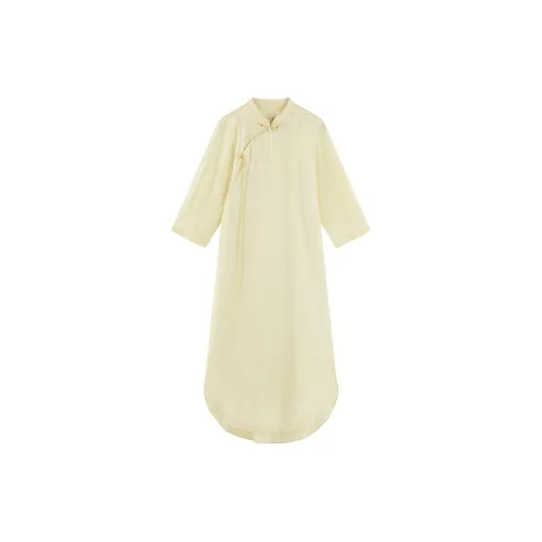 Ginger SS24 Long-Sleeved Dresses Women's Tea Brown