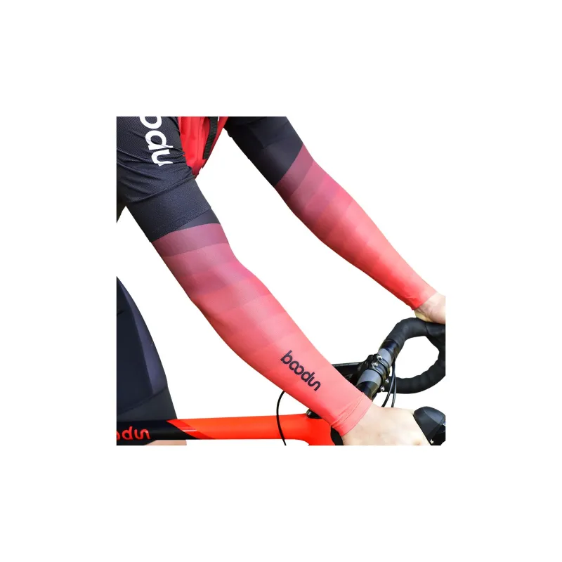 BOODUN Riding Equipment Cycling Arm Sleeves Unisex Webbing, Silicone-0
