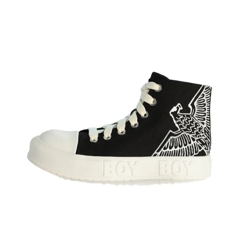 Boy London Cushioning High Top Canvas Shoes Unisex-2
