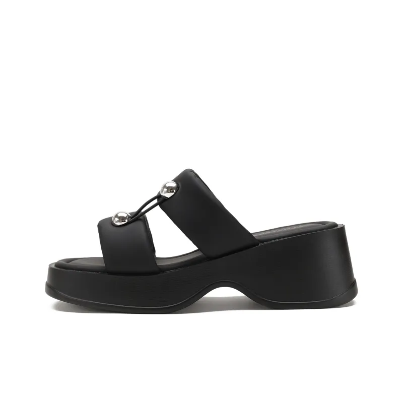D:FUSE SCANDINAVIA Slip-Resistant Abrasion-Resistant Slide Slippers Women's-0