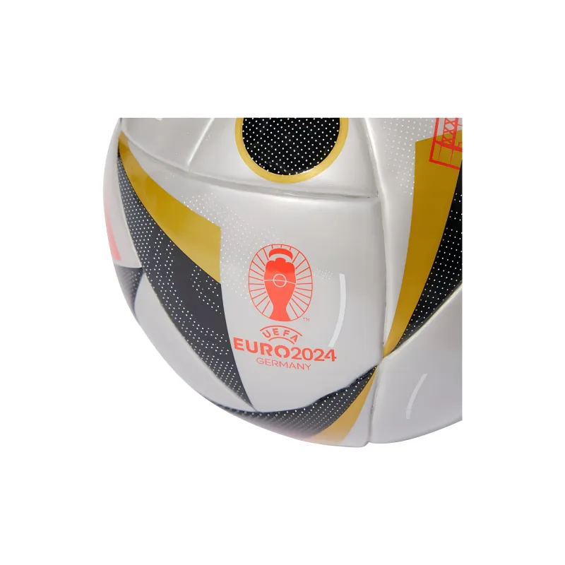 Adidas Size 1 Ball Soccer TPU Unisex Metallic Silver/Gold/Black/Red Fluorescent-3