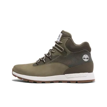Timberland Anti Slip Wear Resistant Mid Top Casual Shoes Men's Olive Green