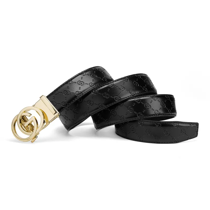 FAIRWHALE Cow Split Leather Leather Belts Men's Multicolor Width 3.5CM-10