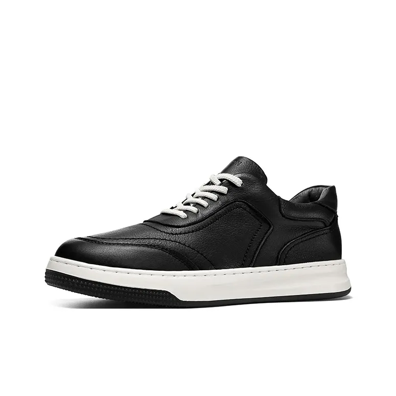 Hautton Jeans Minimalist Style Versatile Casual Skateboard Shoes White-0