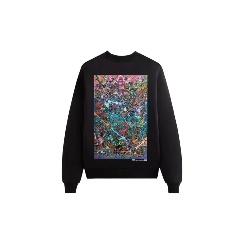 KITH X Marvel Villains Clash Vintage Nelson Crewneck-1