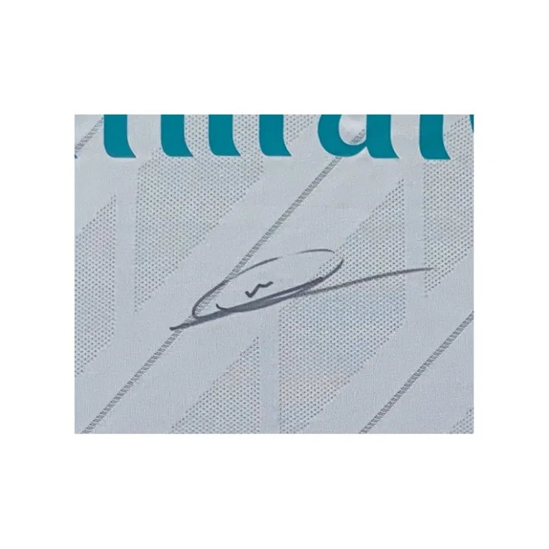 Three For 17-18 Real Madrid Coach Zidane Signed Soccer Apparel Jersey Included SA Certificate Triple Crown-2