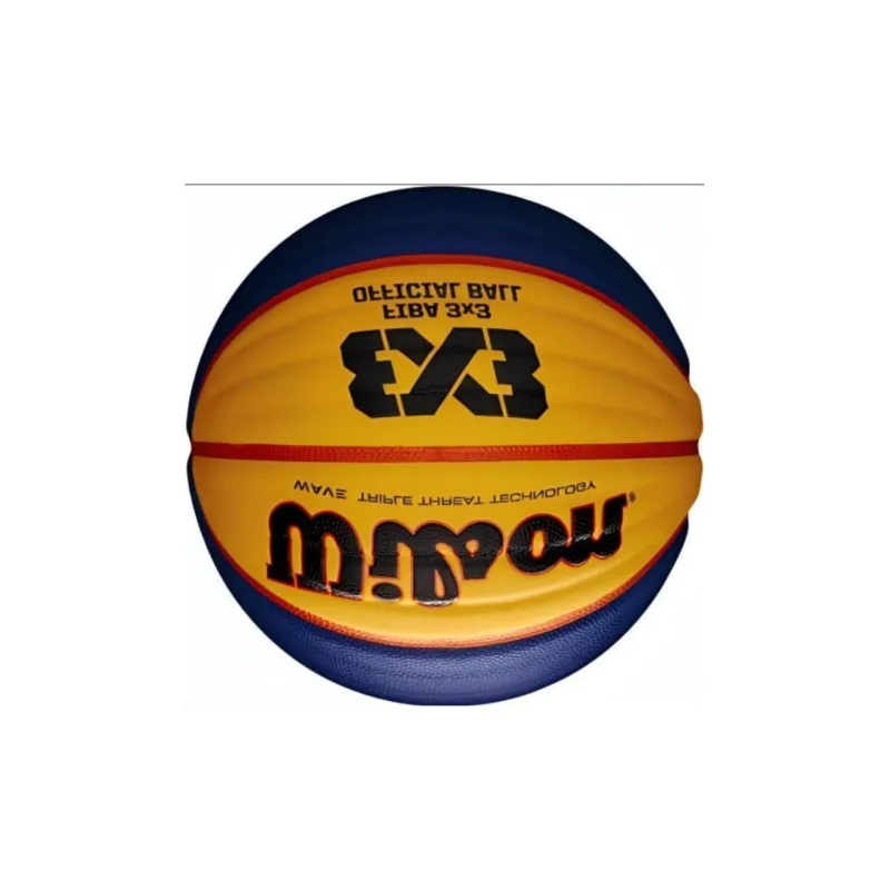 Wilson PU Basketball Blue Yellow 5th/6th/7th Match Unisex-3