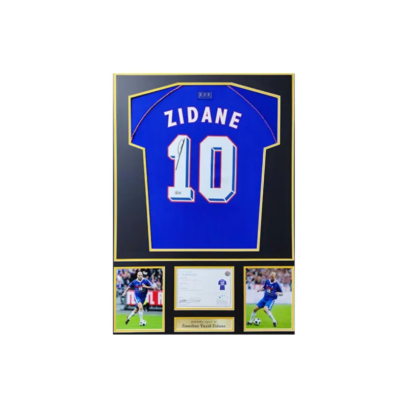 Huayitaojin Jersey EM Henley Officially Signed Company Certificate Framed Men's Home Decoration Collectible-7