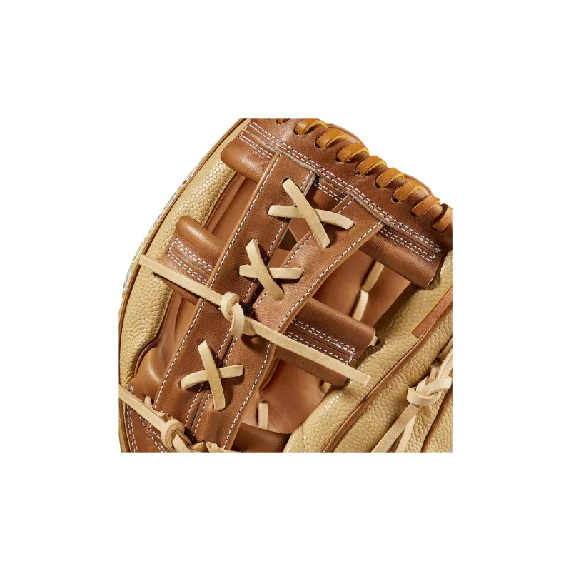 Wilson Baseball Gloves Hitting Gloves Top Grain Cow Leather Unisex Yellow-5