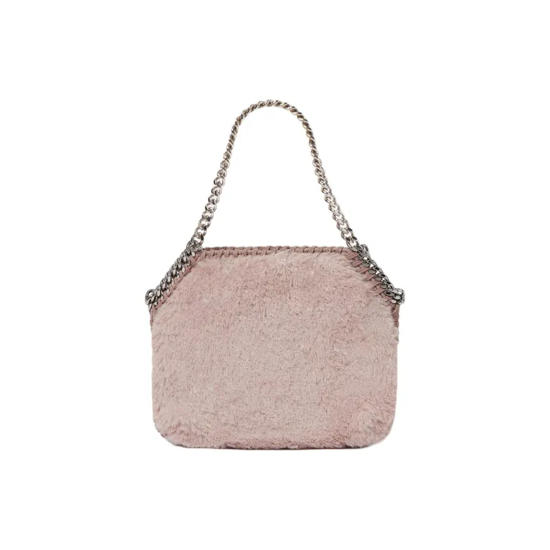 Stella McCartney Polyester One Shoulder Handbags Mini Unisex Gray Pink-2