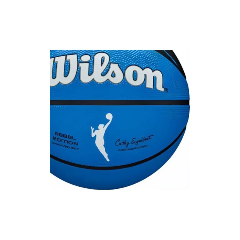 Wilson Size 6 Ball Indoor Outdoor Universal Basketball Other White Blue-2