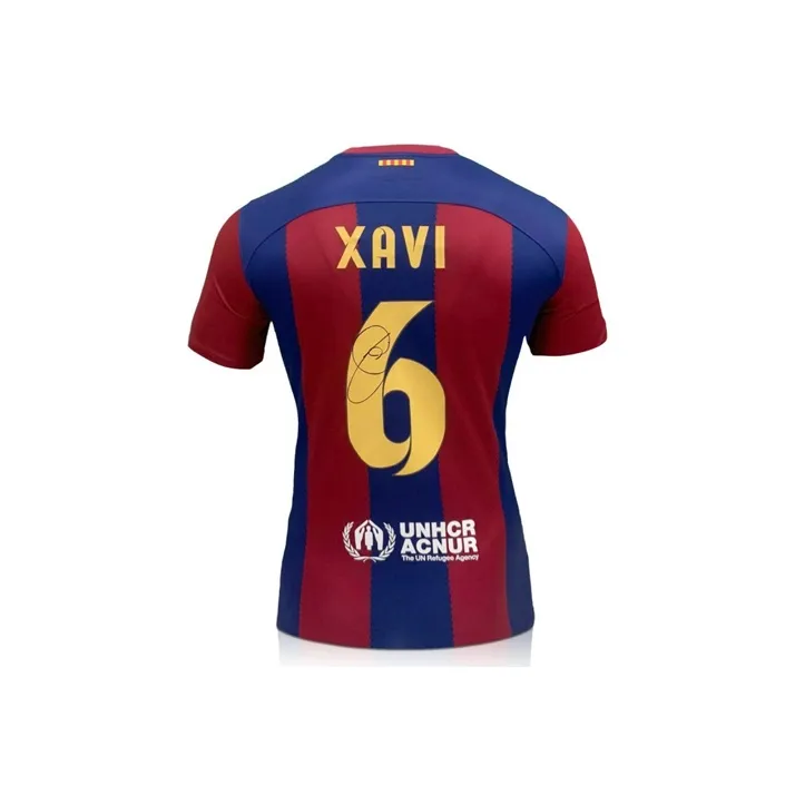 Three For Harvey, Handwritten Signature, Barcelona Team Jersey EM Certificate, Deluxe Framed-3