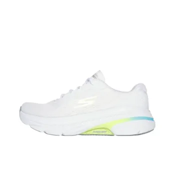 Skechers Max Cushioning Slip Resistant Low Top Casual Running Shoes Women's White
