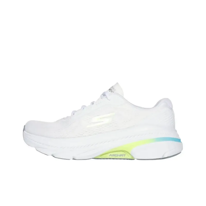 Skechers Max Cushioning Slip Resistant Low Top Casual Running Shoes Women's White-0