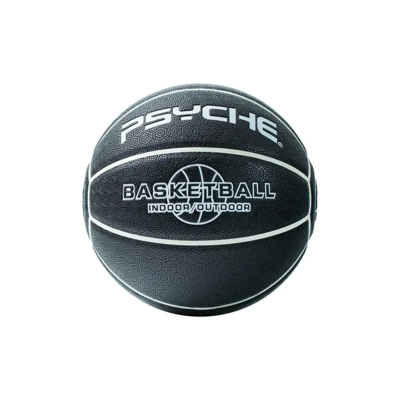 PSYCHE PU Polyurethane Basketball Black White Size 7 Training-4