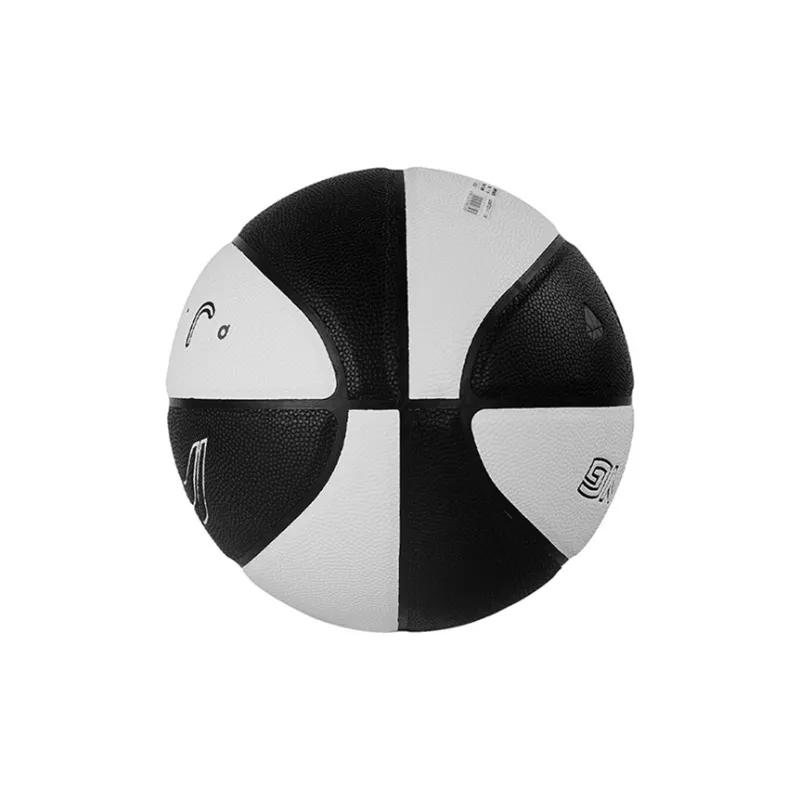 LiNing PU Basketball Black White Multicolor Size 5 Training Kids'-6