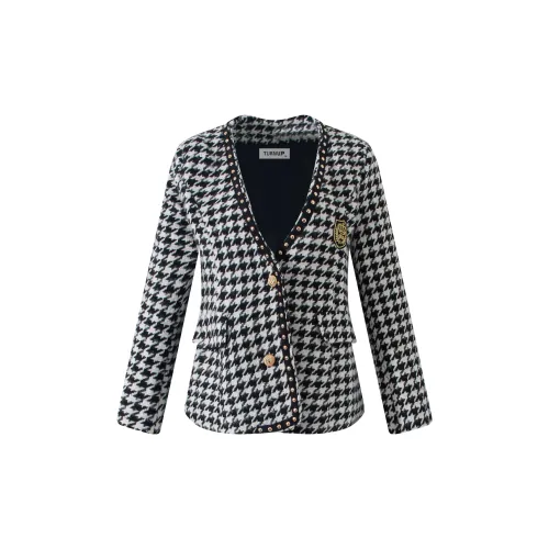 TURN UP Jackets Women's Houndstooth