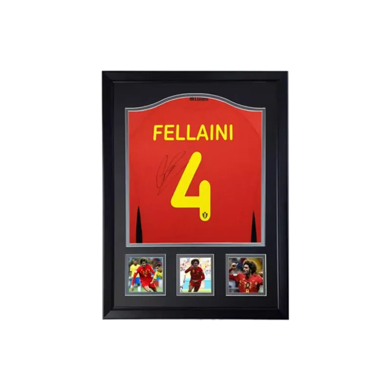 Yi Shot Jersey Belgian National Team Included SA Certificate Framed And Collectible-1